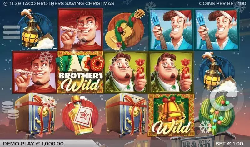 Taco Brothers Saving Christams Free Casino Slot 