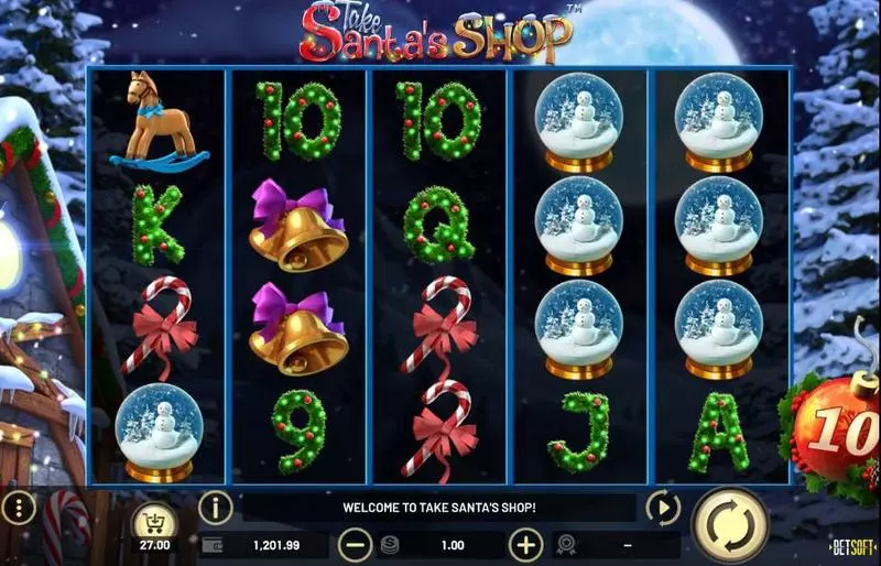 Take Santa’s Shop Free Casino Slot  with, delFree Spins