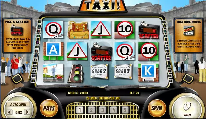 Taxi! Free Casino Slot  with, delFree Spins
