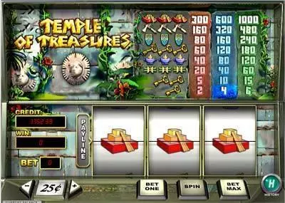 Temple of Treasures Free Casino Slot 