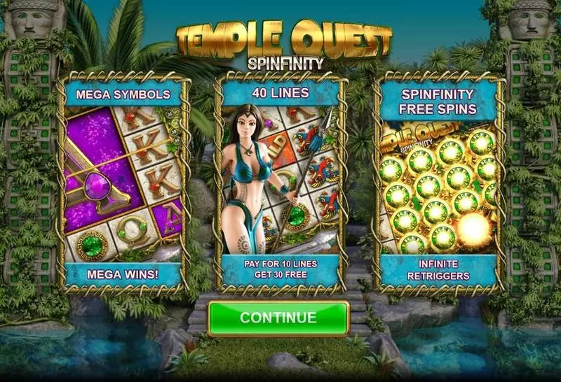 Temple Quest Spinfinity Free Casino Slot  with, delFree Spins