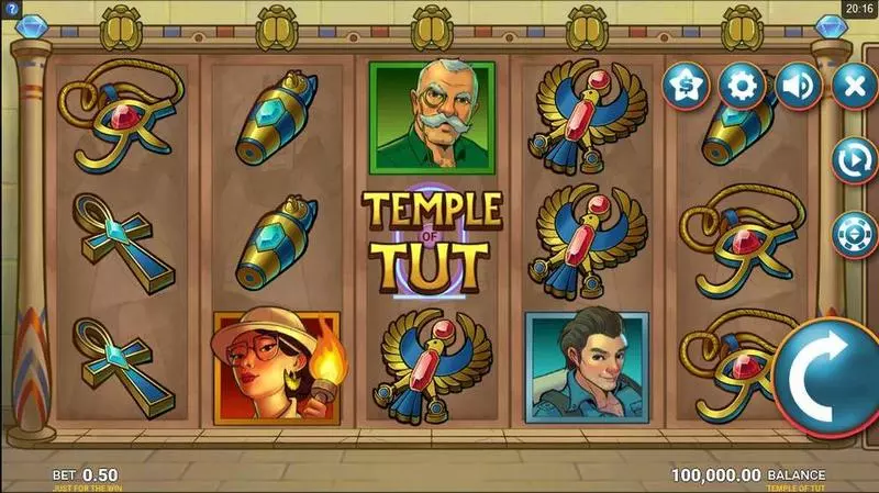 Temple Tut Free Casino Slot  with, delFree Spins