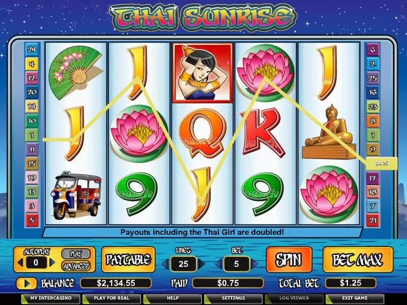 Thai Sunrise Free Casino Slot  with, delFree Spins