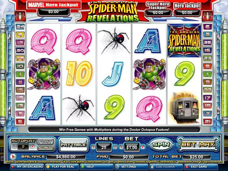The Amazing Spider-Man Revelations Free Casino Slot  with, delFree Spins