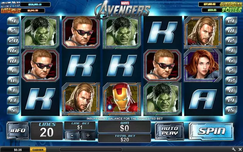 The Avengers Free Casino Slot  with, delFree Spins