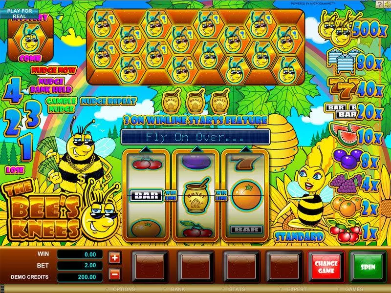 The Bees Knees Free Casino Slot  with, delSecond Screen Game