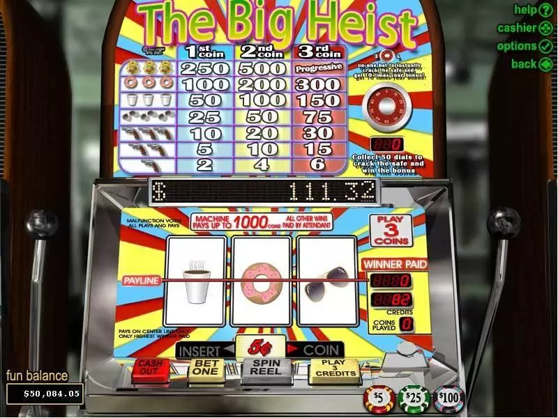 The Big Heist Free Casino Slot  with, delFree Spins