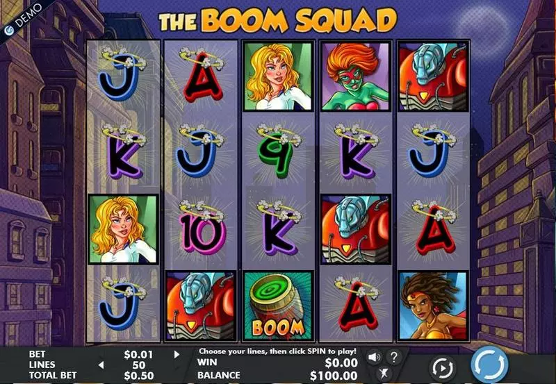 The Boom Squad Free Casino Slot 