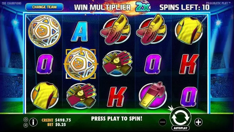 The Champions Free Casino Slot  with, delSecond Screen Game
