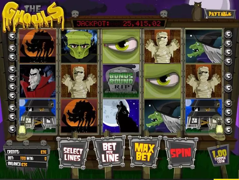 The Ghouls Free Casino Slot  with, delSecond Screen Game