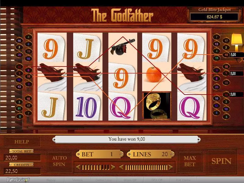 The Godfather Free Casino Slot  with, delJackpot bonus game