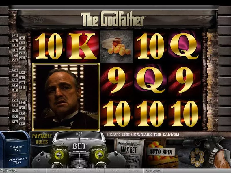The Godfather Part I Free Casino Slot  with, delFree Spins