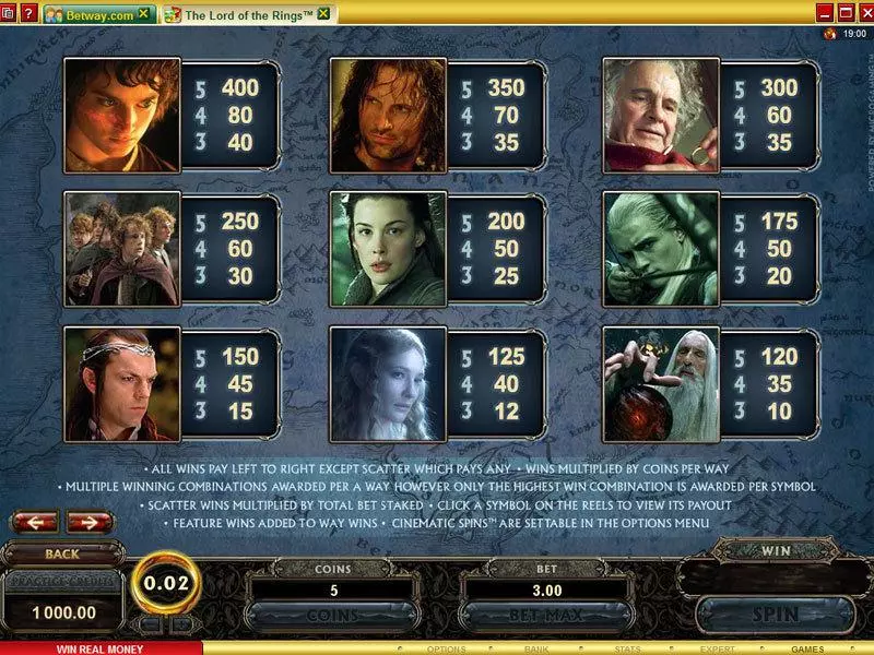 The Lord of the Rings Free Casino Slot  with, delFree Spins