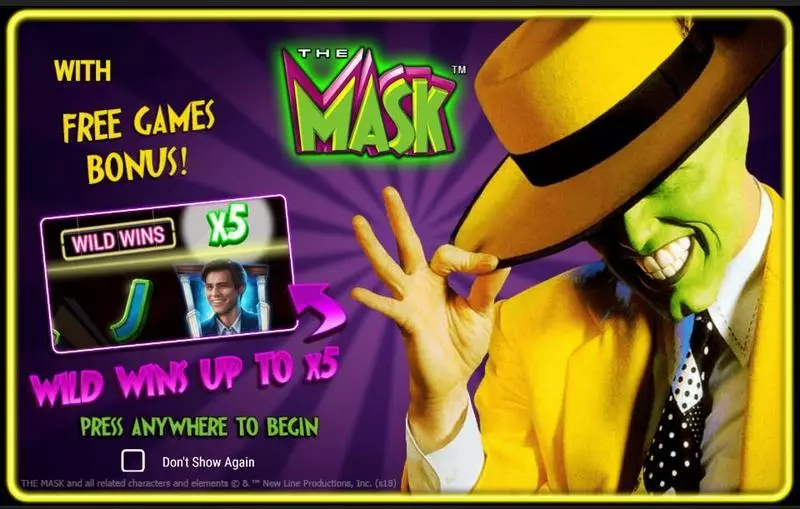 The Mask Free Casino Slot  with, delFree Spins