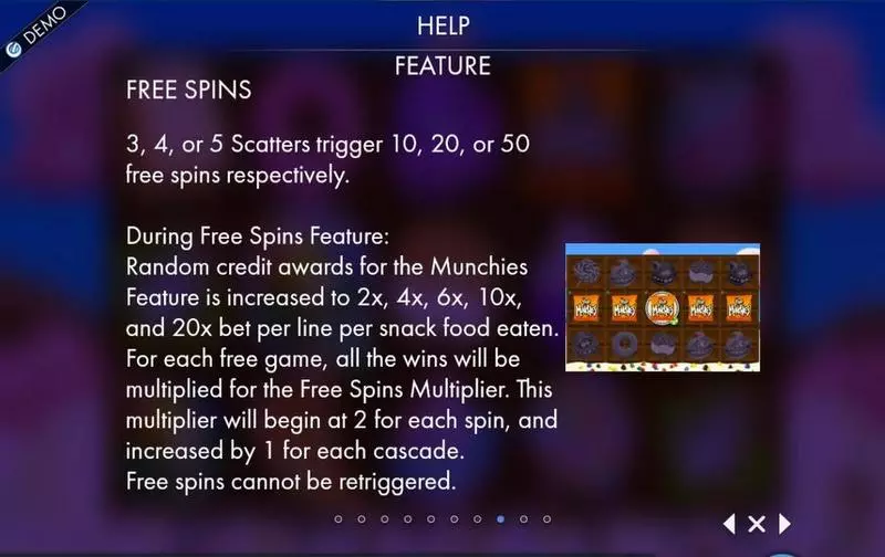 The Munchies Free Casino Slot  with, delFree Spins