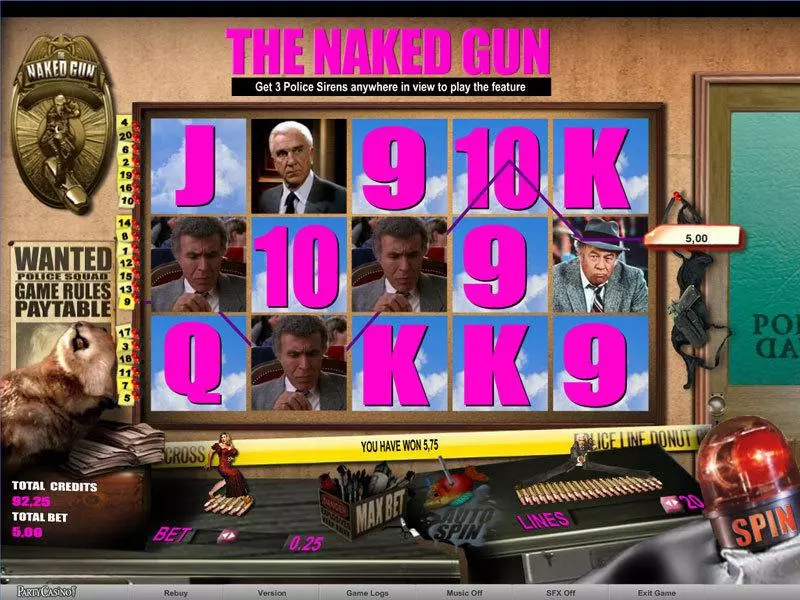 The Naked Gun Free Casino Slot  with, delSecond Screen Game