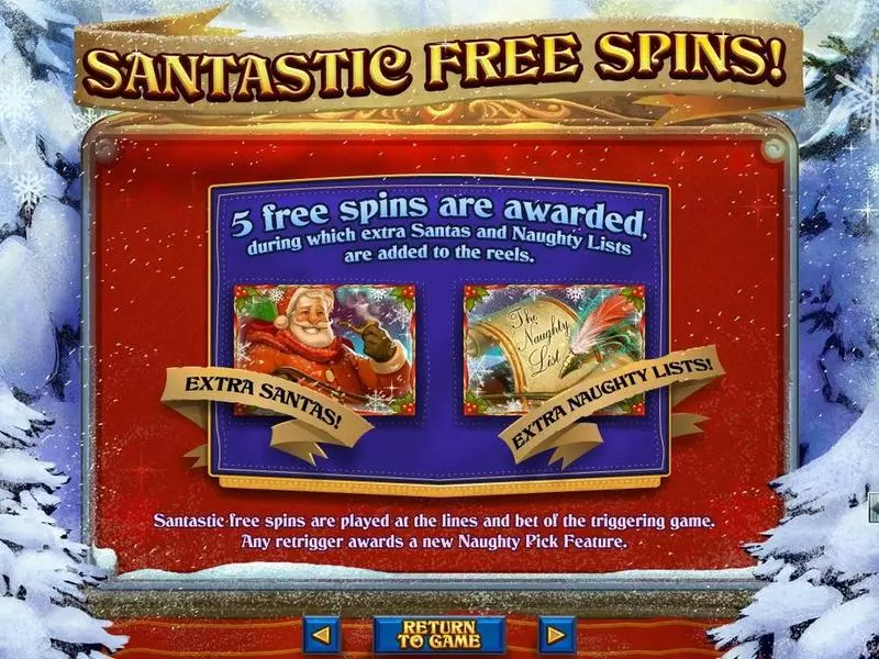 The Naughty List Free Casino Slot  with, delFree Spins