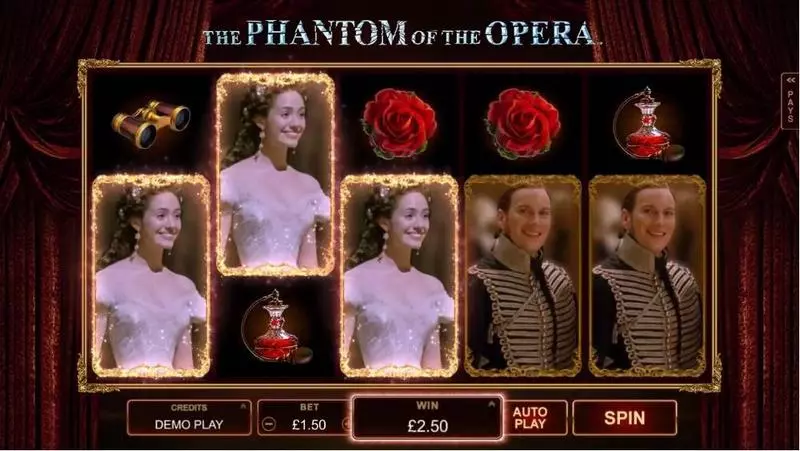The Phantom of the Opera Free Casino Slot  with, delPick a Box