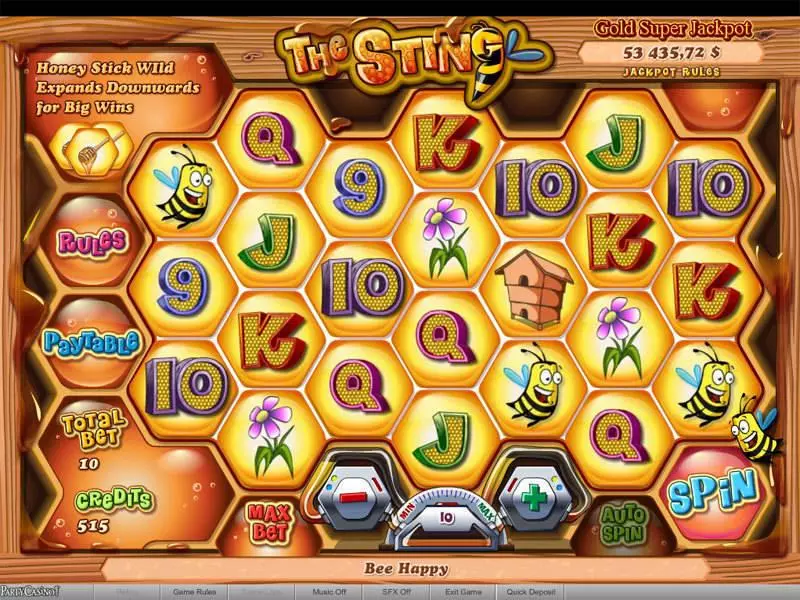 The Sting Free Casino Slot  with, delJackpot bonus game