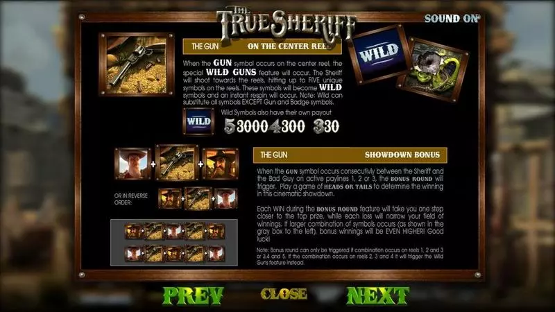 The True Sheriff Free Casino Slot  with, delMulti Level