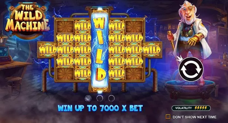 The Wild Machine Free Casino Slot  with, delFree Spins