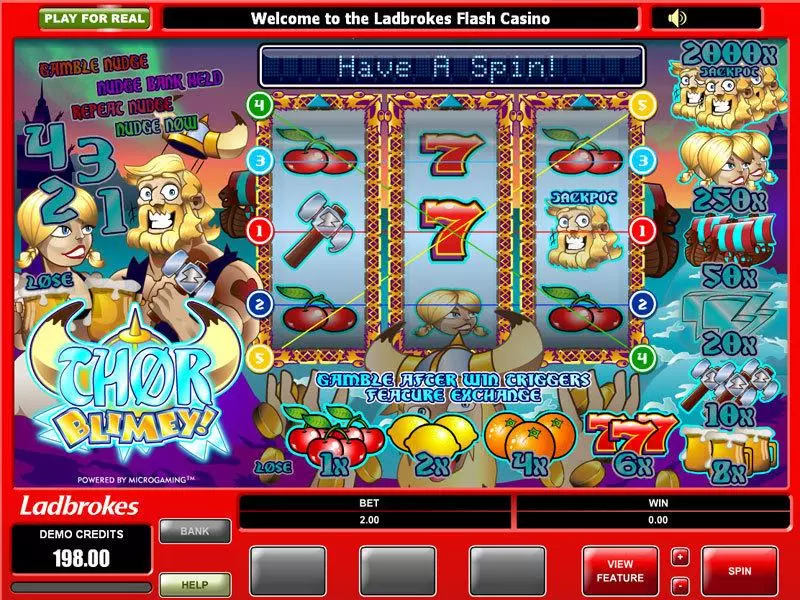 Thor Blimey Free Casino Slot  with, delSecond Screen Game