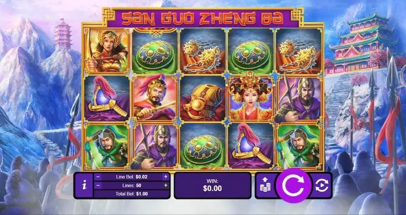 Three Kingdom Wars  Free Casino Slot 