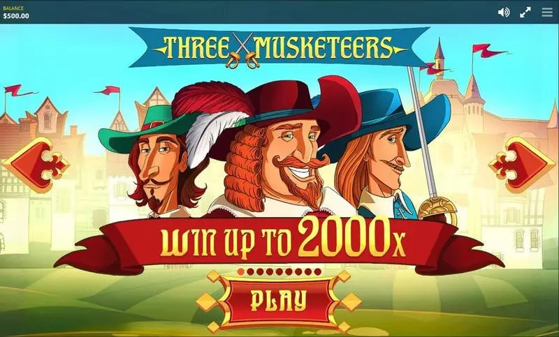 Three Musketeers Free Casino Slot  with, delSecond Screen Game
