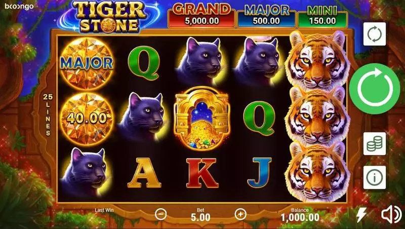 Tiger Stone Free Casino Slot  with, delFree Spins