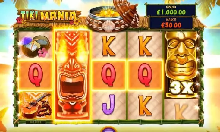 Tiki Mania Free Casino Slot  with, delRe-Spin