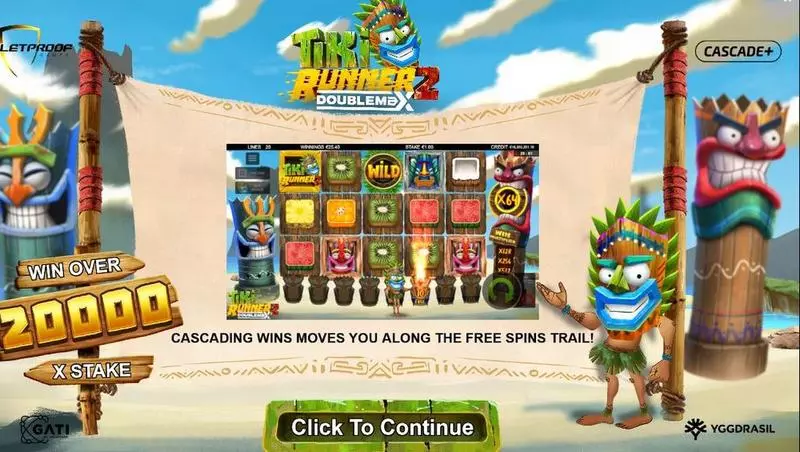 Tiki Runner 2 DoubleMax Free Casino Slot  with, delFree Spins