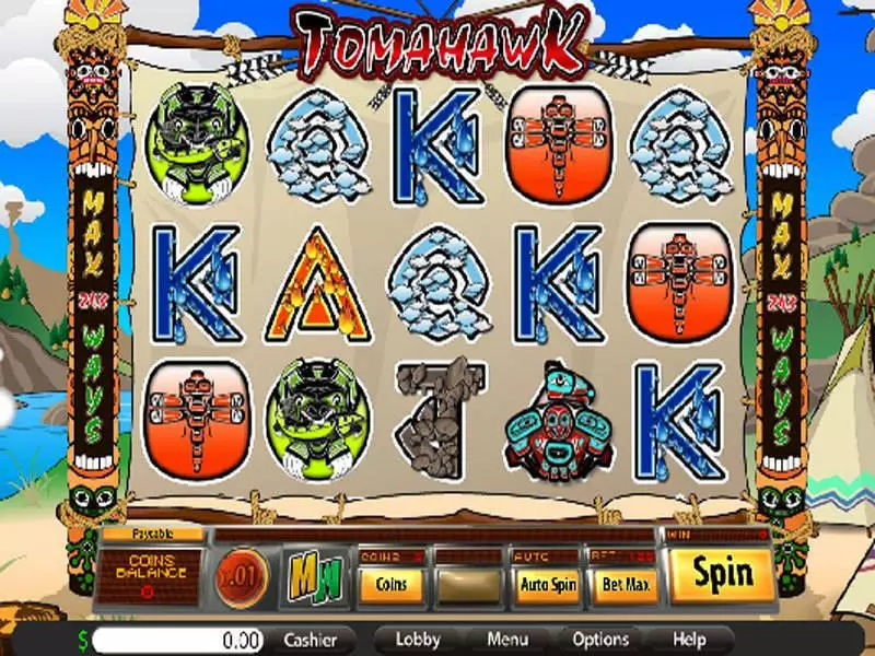 Tomahawk Free Casino Slot  with, delFree Spins