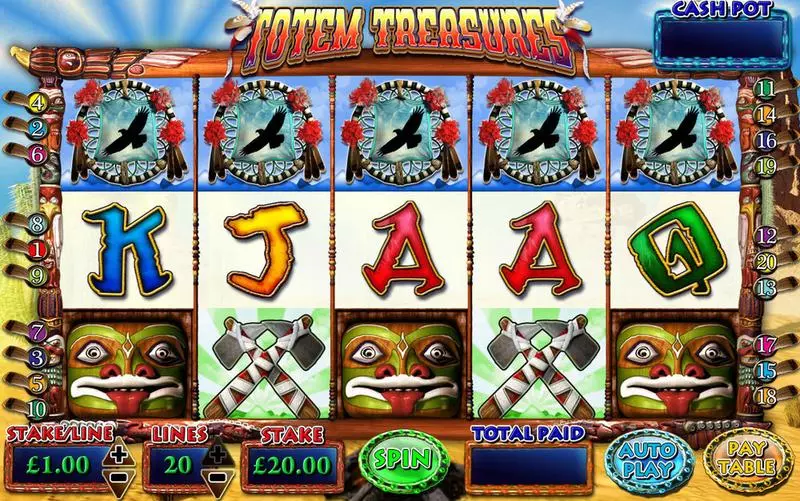 Totem Treasures Free Casino Slot  with, delJackpot bonus game