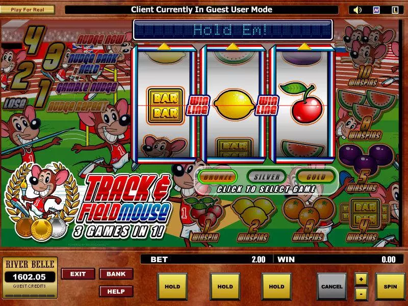Track and Fieldmouse Free Casino Slot 