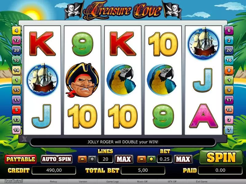 Treasure Cove Free Casino Slot 