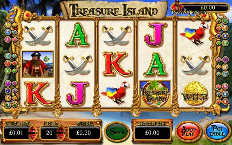 Treasure Island Free Casino Slot  with, delPick a Box