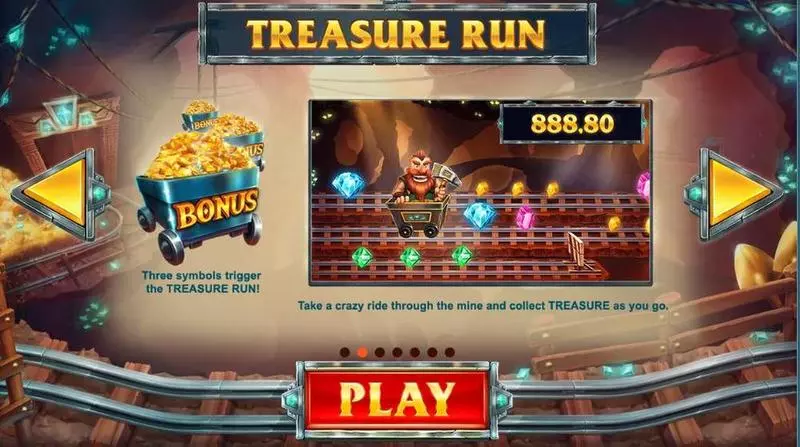 Treasure Mine Free Casino Slot  with, delSecond Screen Game
