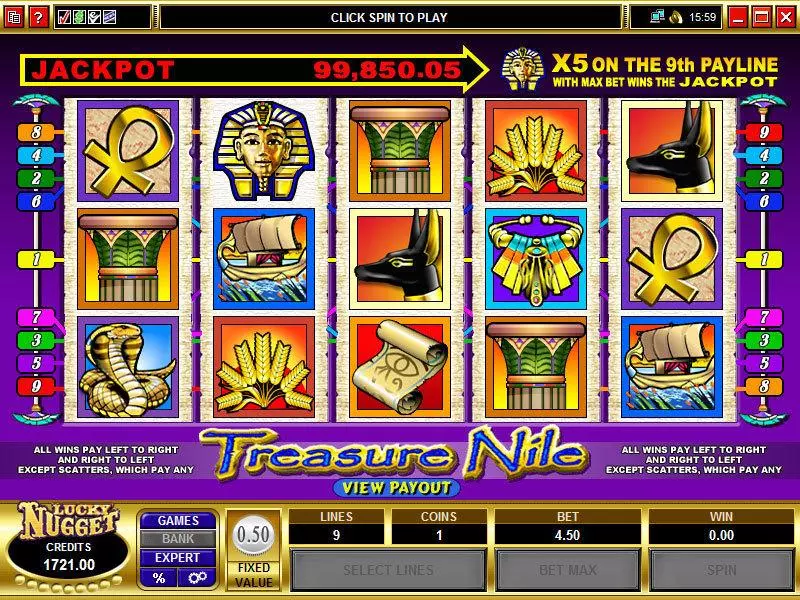 Treasure Nile Free Casino Slot 