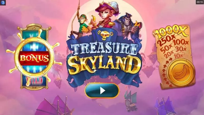 Treasure Skyland Free Casino Slot  with, delMultipliers