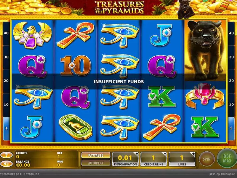 Treasures of the Pyramids Free Casino Slot  with, delFree Spins