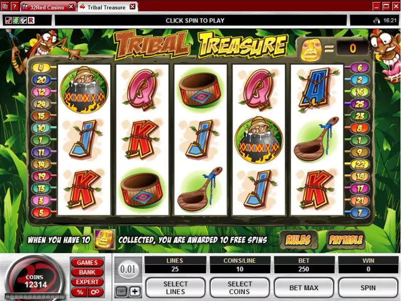 Tribal Treasure Free Casino Slot  with, delFree Spins
