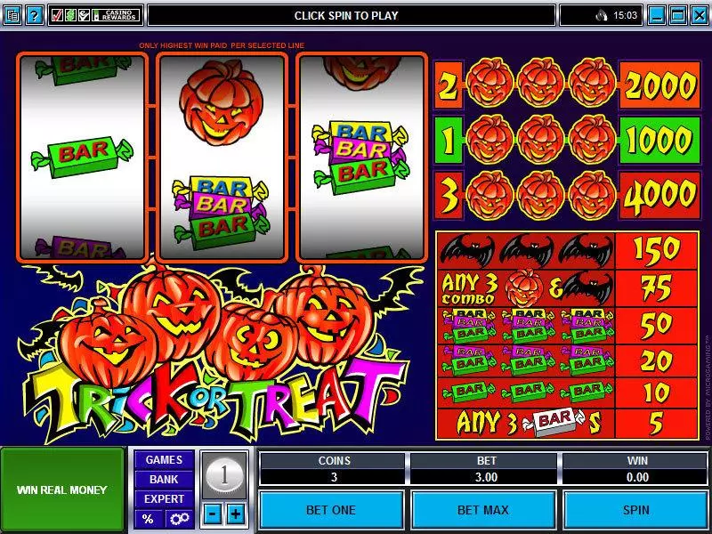 Trick or Treat Free Casino Slot 