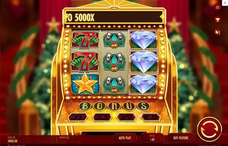 Triple Christmas Gold Free Casino Slot  with, delFree Spins