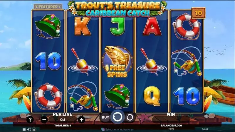 Trout’s Treasure – Caribbean Catch Free Casino Slot  with, delFree Spins