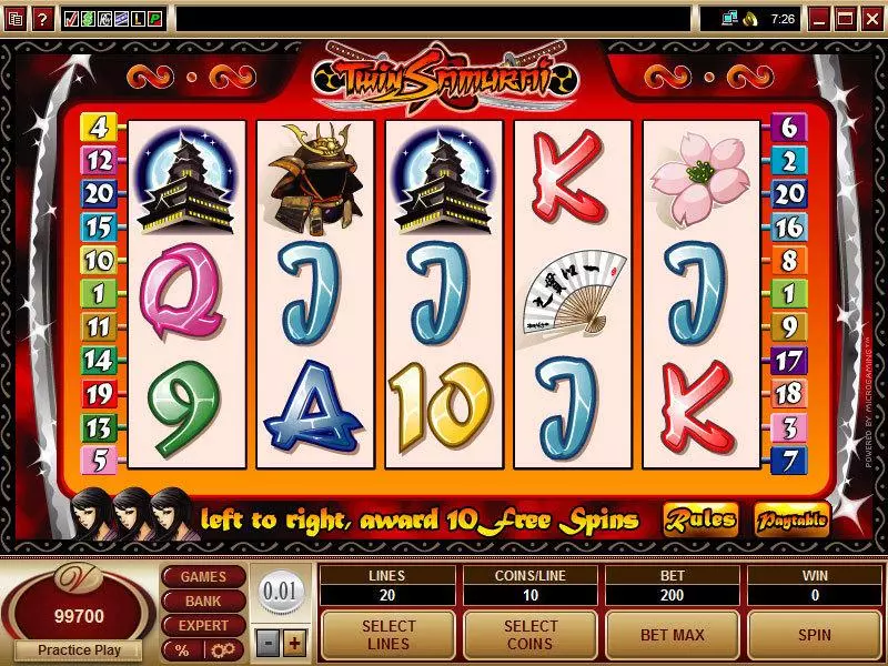 Twin Samurai Free Casino Slot  with, delFree Spins