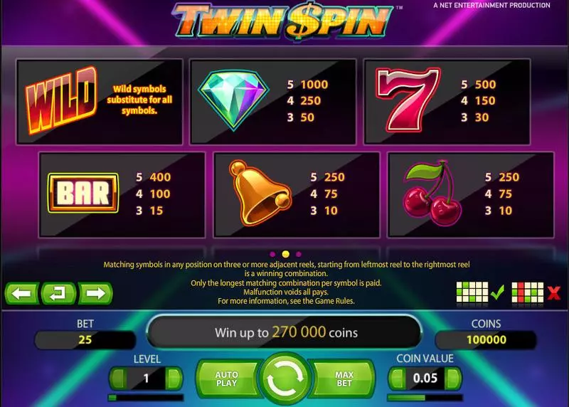 Twin Spin Free Casino Slot  with, delOn Reel Game