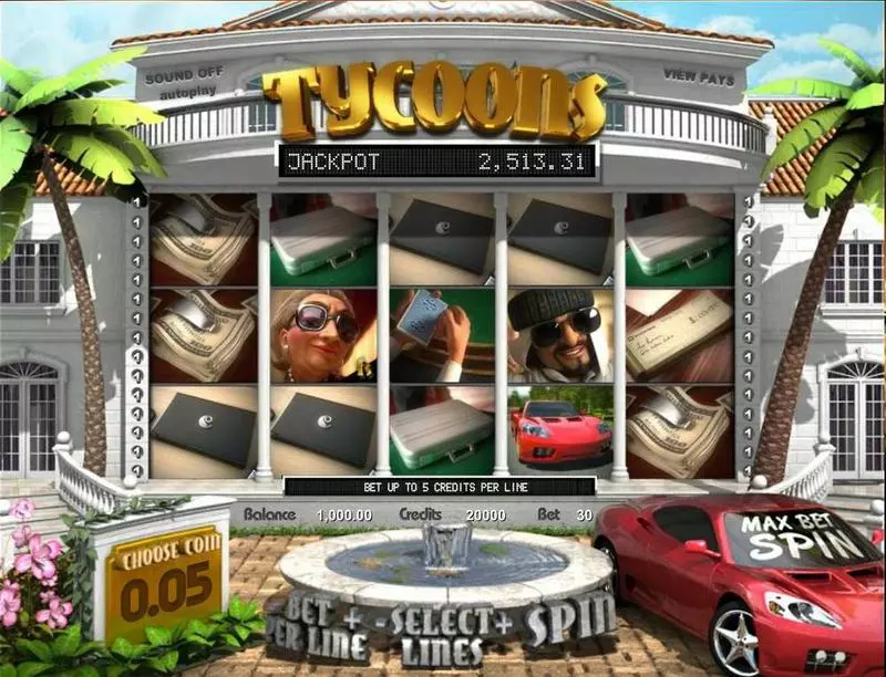 Tycoons Free Casino Slot  with, delSecond Screen Game