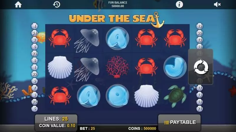 Under the Sea Free Casino Slot  with, delFree Spins