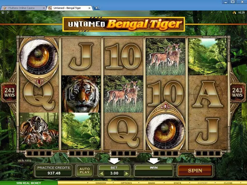 Untamed - Bengal Tiger Free Casino Slot  with, delFree Spins