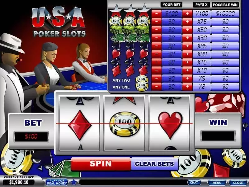 USA Poker Free Casino Slot 